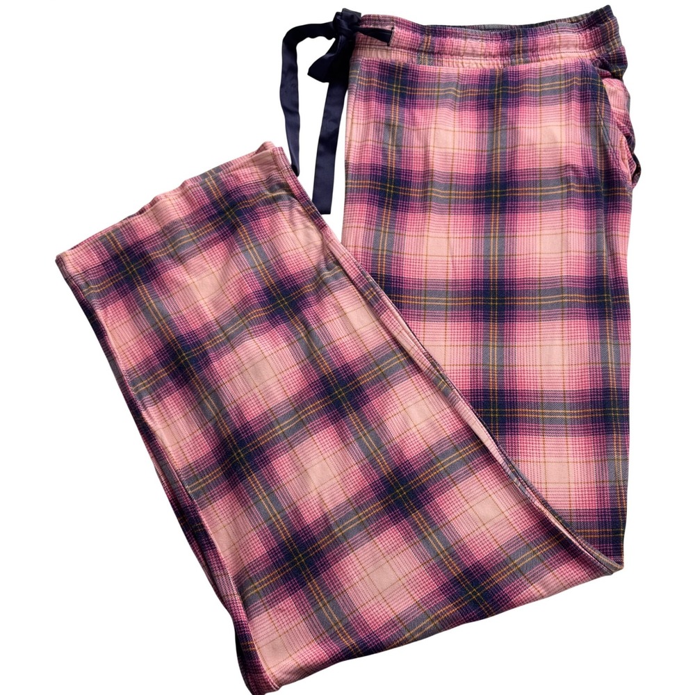 Torrid Super Soft Sleep Pant Women 3- 3X Pink Purple Plaid Pajama Bottoms lounge